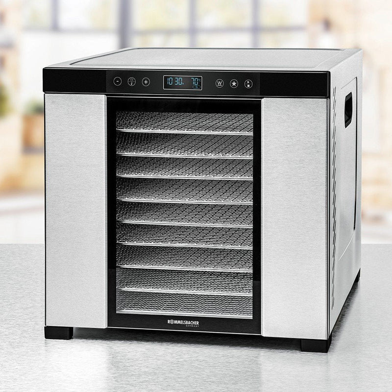 Rommelsbacher Da 1050, Secado Máquina Acero Thin/Negro