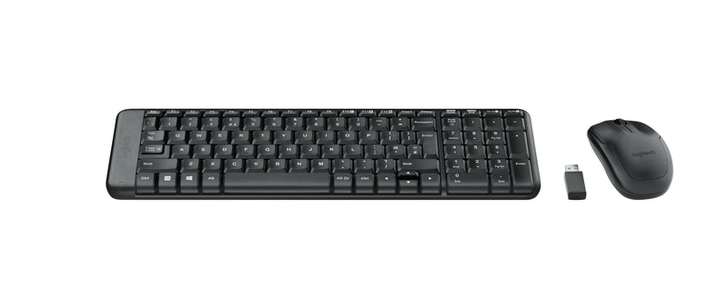 Logitech Wireless Combo MK220JUEGO Keyboard And RATNINALMBRICO2.4 Ghzgriego