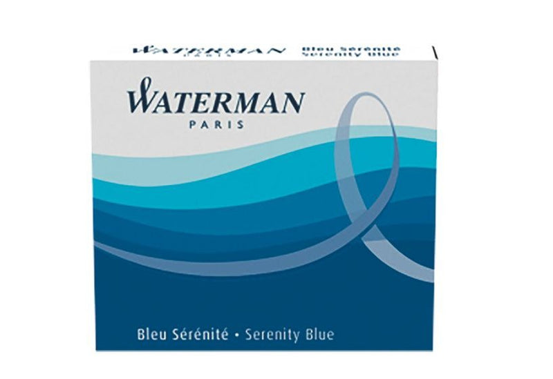 Waterman Ink Cartridge Inter. Serenity Blue 6 Pieces