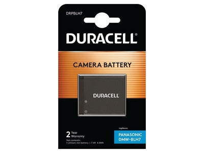 Duracell Digital Camera Battery 7.4V 600MAH Duracell Repacement Panasonic DMW-BLH7E DRPBLH7 — image 1
