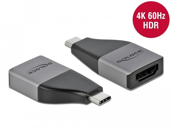Delock USB Type-c Adapter a HDMI DP Alt Mode 4K 60HZ + Hdr - Kompaktes Design