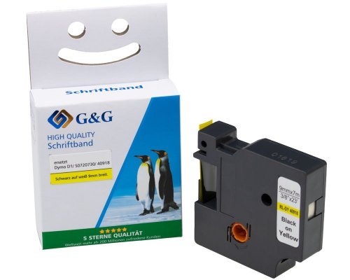 G&g Tape Labeller Compatible With Dymo D1/ S0720730/ 40918