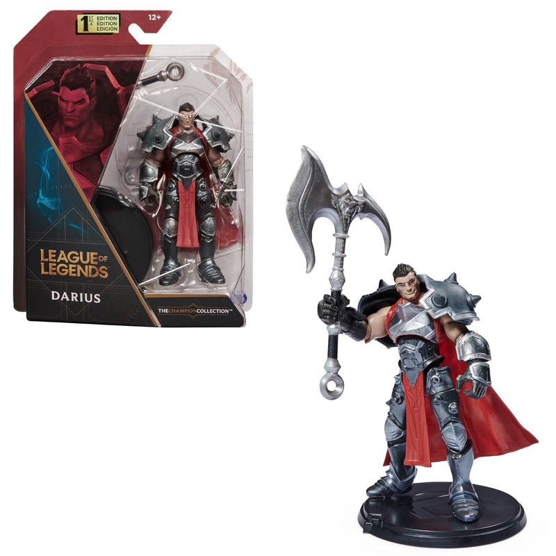 League Of Legends - 10CM Darius Actionfigur With Axt And Ausstellungssockel, Spielfigur 6062257
