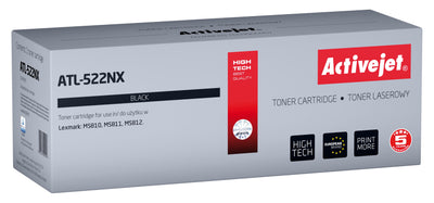 Activejet Toner ATL-522NX (reemplazo Lexmark 52D2H00 - Supreme - 25,000 Páginas - Black — image 1
