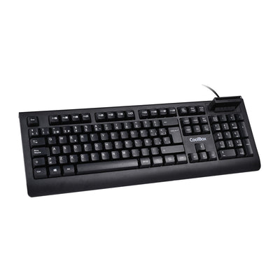 Coolbox Keyboard Spanish With Reader Dnie Compatible With Dni 4.0 Connection USB — image 1