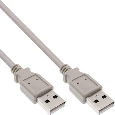Inline Cable USB 2.0 Type a Male a Type a Male Beige 2M — image 1