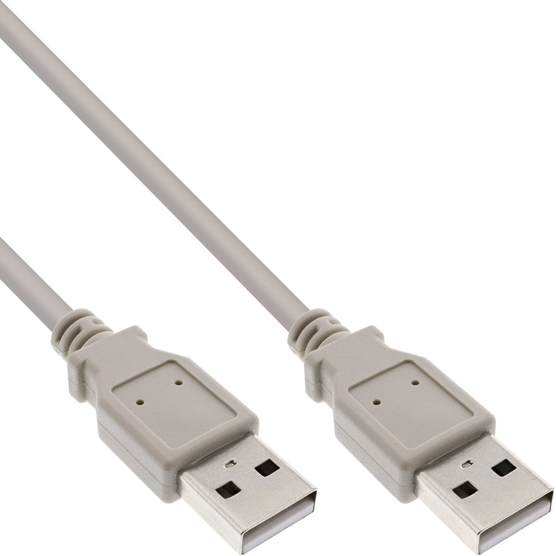 Inline Cable USB 2.0 Type a Male a Type a Male Beige 2M