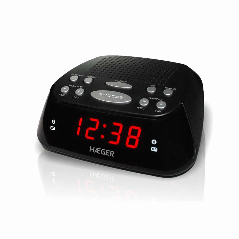 Haeger RA-06B.005B Despertador Watch Despertador Digital Black