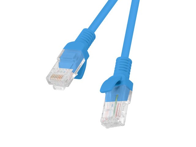 Lanberg Network Cable PCU6-10CC-1000-B, RJ45,UTP, CAT.6,10M, Blue
