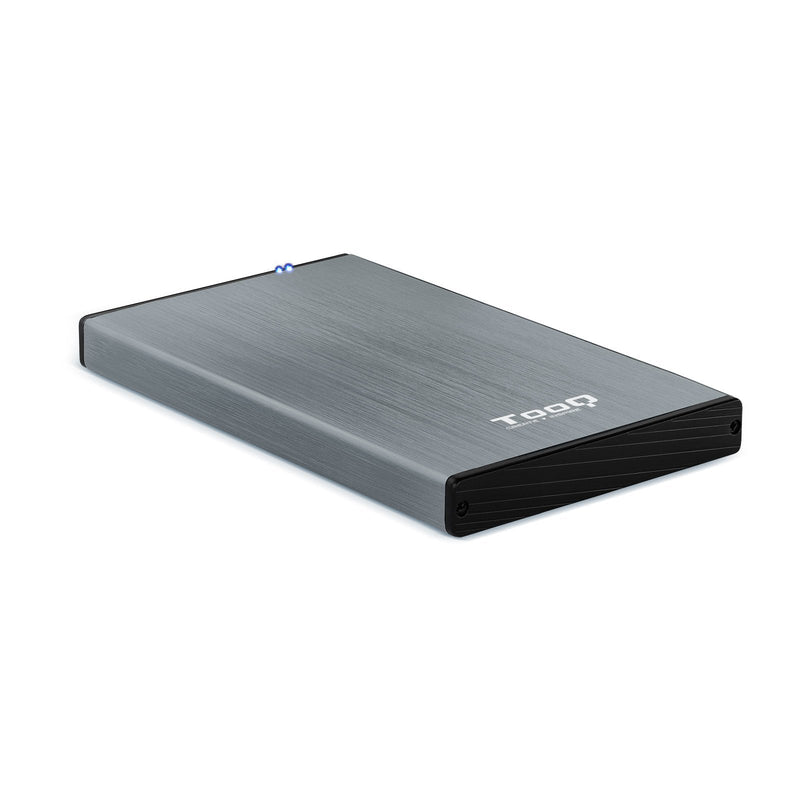 TooQ Housing External HDD/Sdd 2.5 Up To 9,5MM SATA USB 3.0 - Grey