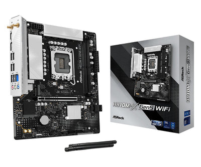 Asrock H810M-X GEN5 Wi-Fi DDR5 Intel S1851 90-MXBU80-A0UAYZ Retail — image 1