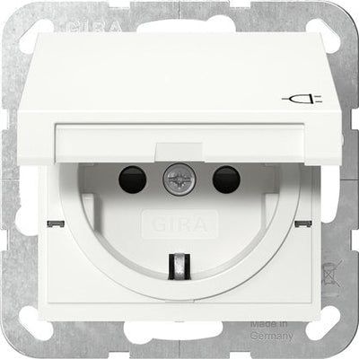 Gira 441403 Schuko Kd + Sh System 55 White Puro — image 1
