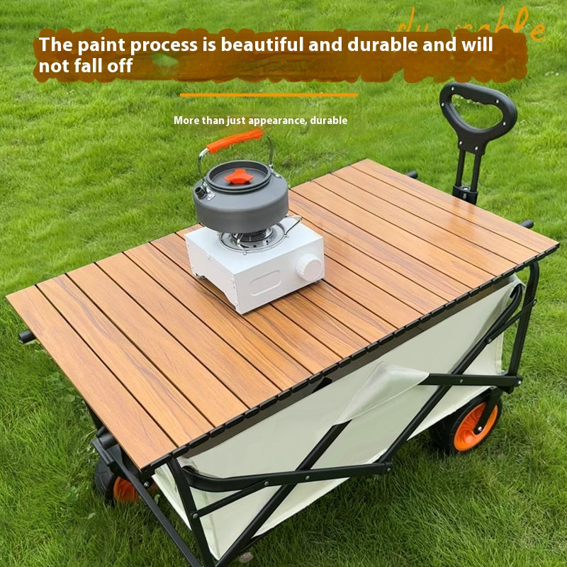 Outdoor Camper Table Board Picnic Car Aluminum Alloy Egg Roll Desktop