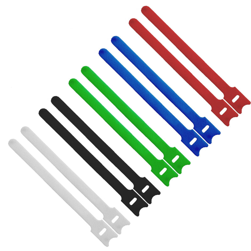 Inline Sujetacables Straps Closure Velcro 12X240MM 10 Units 5 Colours