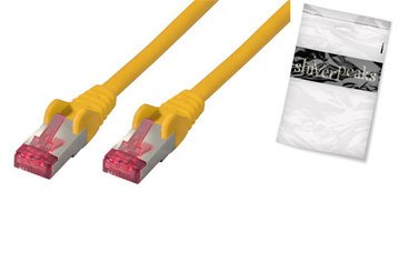 Shiverpeaks BS75713-AY Network Cable Yellow 3M CAT.6A S/FTP (s-STP)