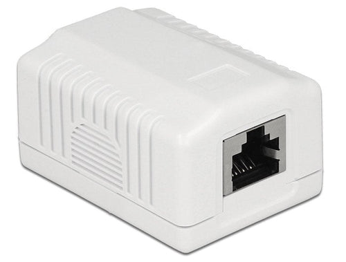 Delock Port With 1 Socket Power Wall Network CAT.6A Lsa — image 1