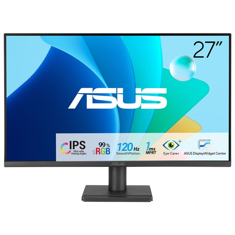 ASUS Monitor 27 HDMI VGA VA279HG IPS FHD 120HZ 1MS 300CD/M VESA 100X100