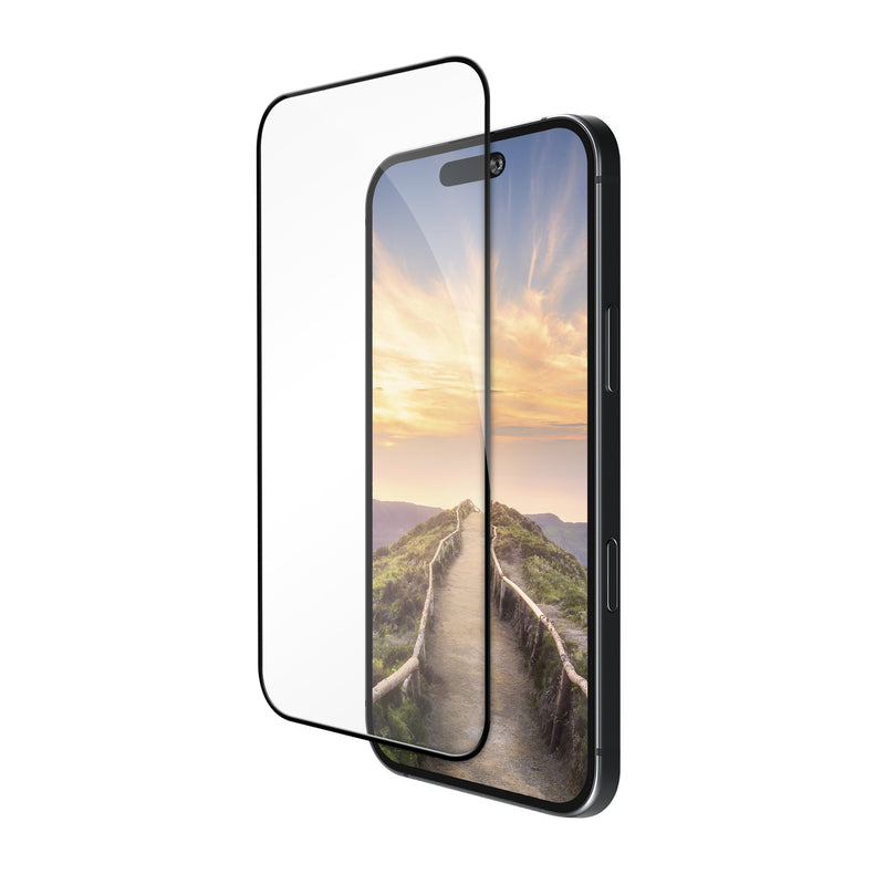DBRAMANTE1928 Eco-shield Screen Protector Phone Mobile Phone Colour Frame Black Apple Iphone 17 Pro Max.