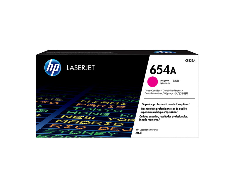 HP Genuine Toner 654A Magenta CF333A