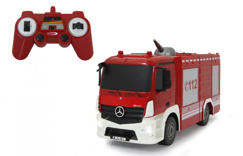 Jamara Fire Fighter Mercedes-benz Antos Camión Bomberos Motor Eléctrico 1:26, Radiocontrol