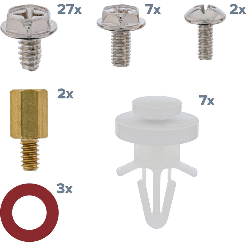 Inline Set Of Screws Múltiples It / PC With Espaciadores 48 Units