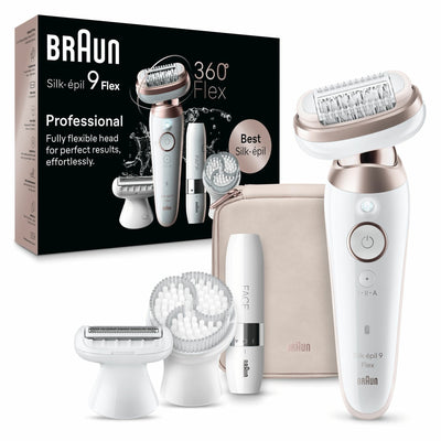 Braun Epilator Silk-épil 9-360 3D Sensosmart White/Oro Pink 7500435225274 — image 1