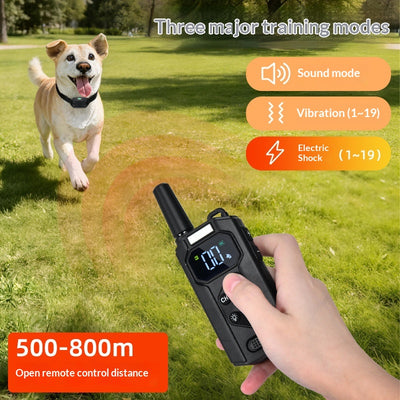 Smart Remote Dog Training Device Anti-Barking Shock Collar