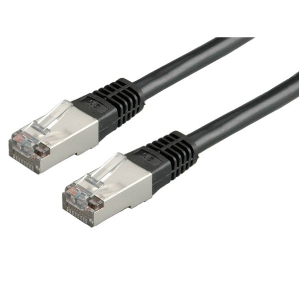 Roline Network Cable KAT.5E Class D S FTP Black 2M