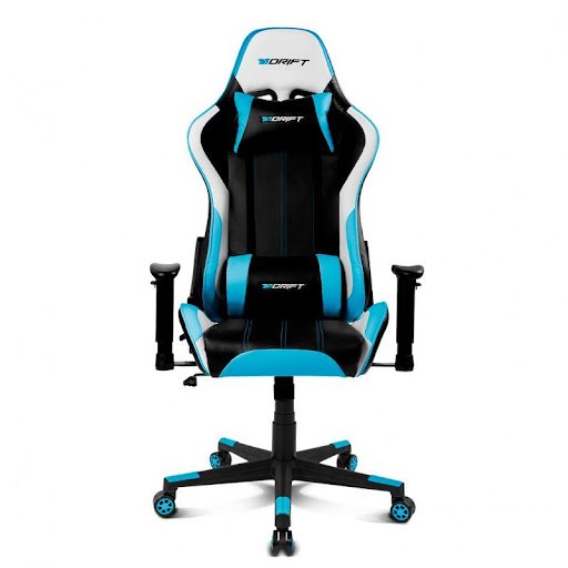 Drift Chair Gaming DR175 Blue Includes Cojines Cervical And Lumbar