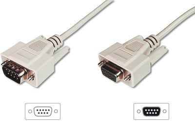 Assmann Electronic AK-610203-020- And Cable Serie Beige 2M DB9 — image 1