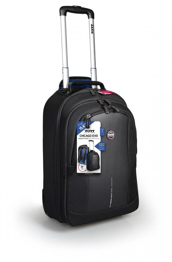 Port Designs Chicago Evo Maletines Laptop 39,6CM (15.6) Case With Wheels Black