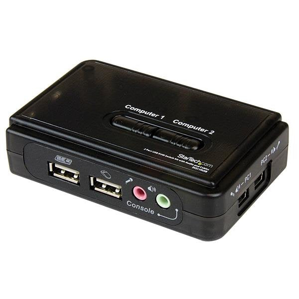 StarTech Conmutador KVM 2 Ports USB - Audio And Videovga SV211KUSB