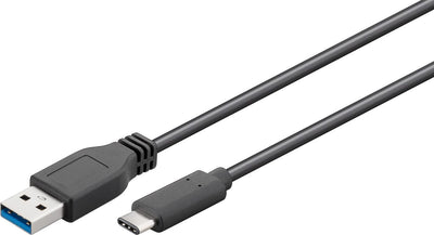 Microconnect USB3.1CA2 USB Cable USB 3.2 Gen 1 (3.1 Gen 1) 2M USB C USB a Black — image 1