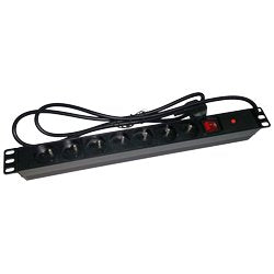 Alantec PZ071U Base Múltiple 1,8M 7 Salidas AC Indoor Black — image 1