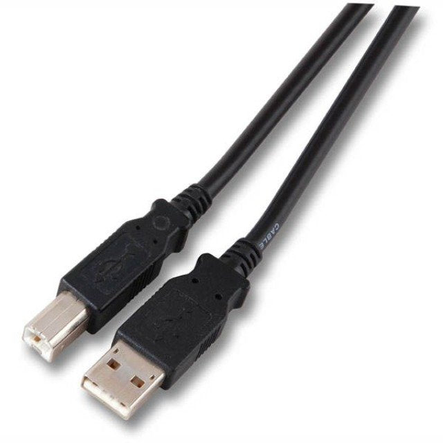 EFB Elektronik 5.0M USB 2.0A/B USB Cable 5M USB a USB B Black