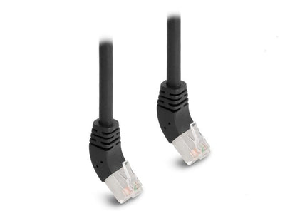 Delock 80271 RJ45 Network Cable CAT.6A S/FTP 45° Nach Oben Angular 3M Black — image 1