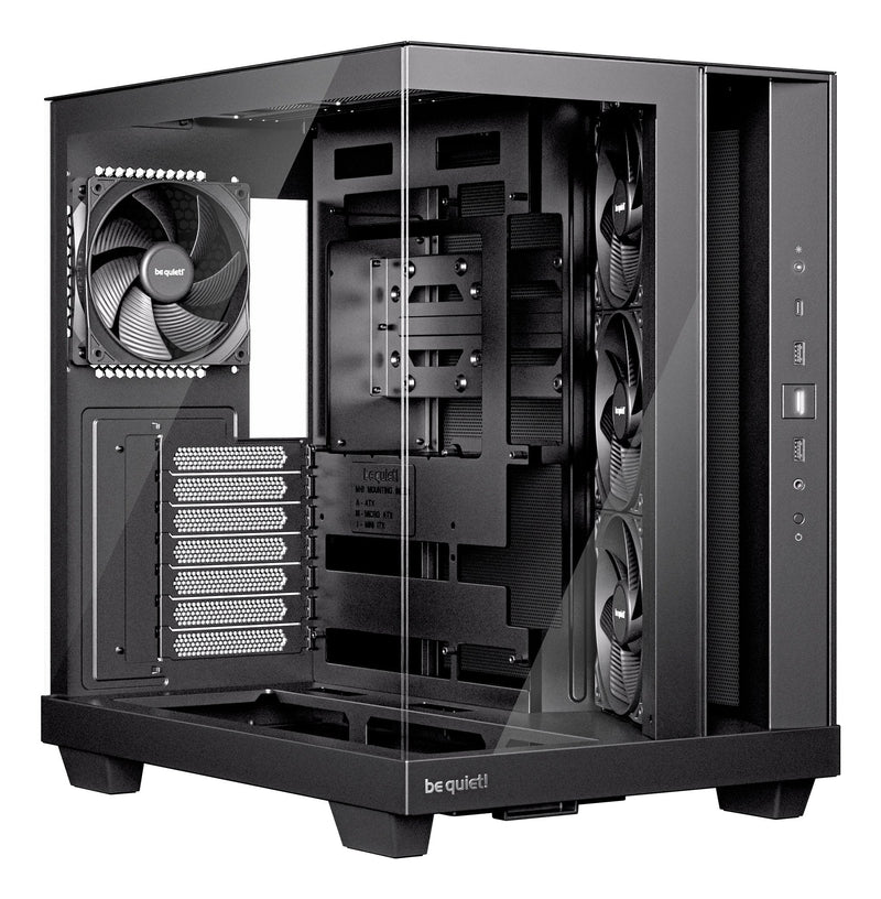 PC Case Bequiet Light Base 600 Dx ATX Without Power Supply ARGB Black BGW83