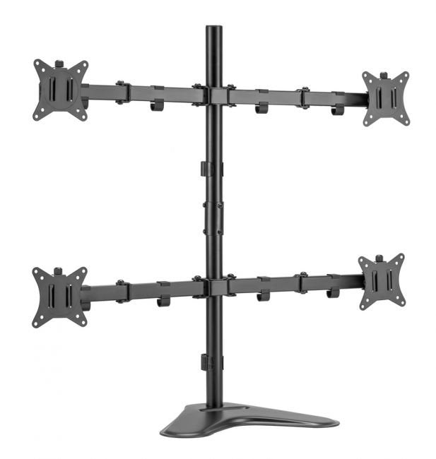Equip Desk Mount With Base And Arms Articulados 4 Monitores 17-32