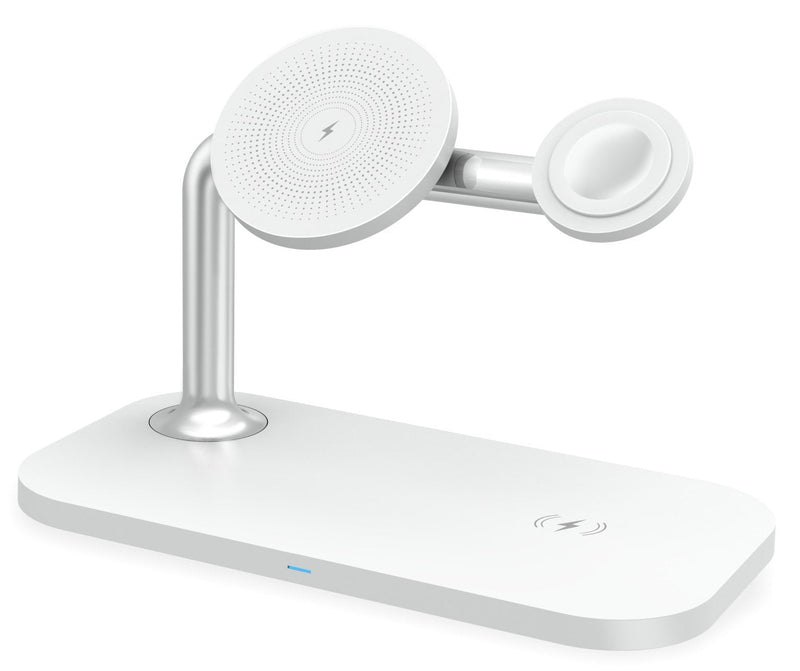 Realpower Charger Wireless Chargeair Mag Headphones Smartphone, Watch Smart White USB Indoor