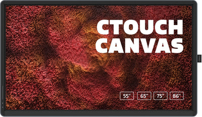 Ctouch Canvas Whiteboard White Interactive 190,5CM (75) 3840 X 2160 Pixels Screen Touchscreen Black — image 1