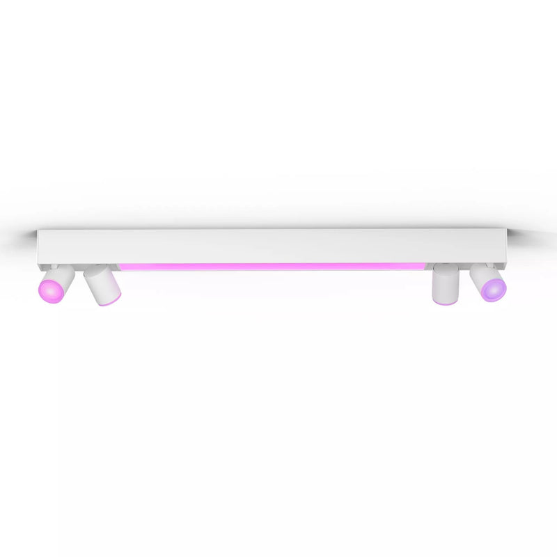 Philips Hue White And Colour Ambiance Plafón Centris Cuatro Focos