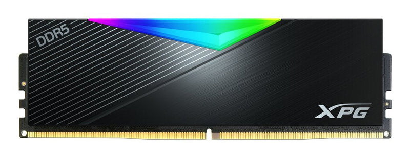 ADATA Memory DIMM 16GB DDR5-6000 (1X 16GB), RAM Black AX5U6000C3016G-CLARBK, Lancer Rgb, Intel Xmp