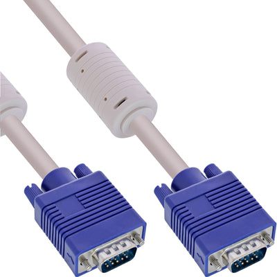 Inline S-VGA Cable 15 HD Grey Male a Male 10M — image 1