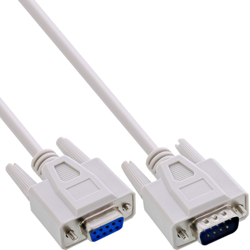 Inline Pack 15 Ud Bulk-pack ® Serial Cable Molded DB9 Male a Female 1:1 Grey 10M