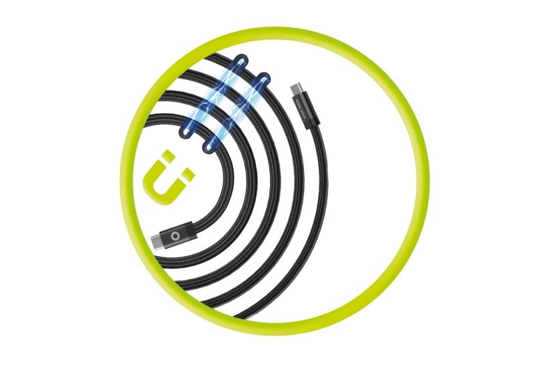 Mobile Origin Magnetic USB Cable -c To USB-C Black 1M