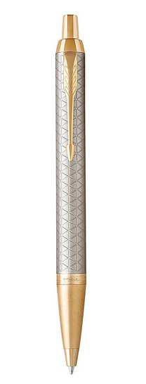 Parker Pen Im Premium Warm Silver M Blue Box Of Regalo