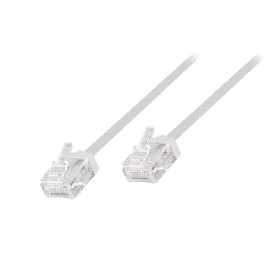 Logilink Patch Cable CAT.6A U UTP Slim High-flex, White 7,50M — image 1