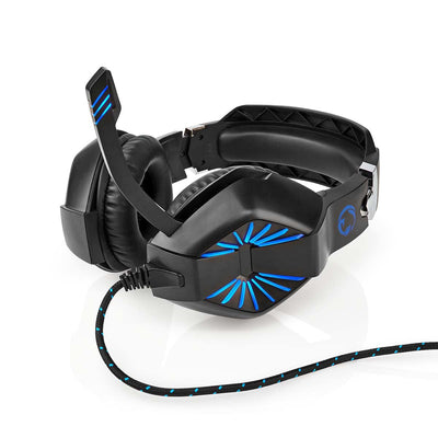 Nedis Headphones Gaming Supraaural Stereousb Type-a / 2X 3.5MM/ Micrfono 2.20M LED — image 1