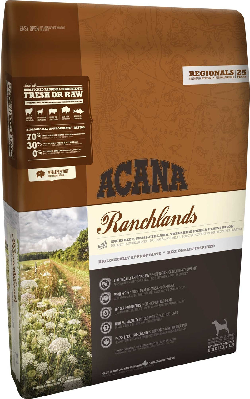 Acana Feed Regionals Ranchlands Dog (11,40KG )