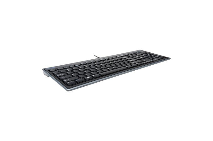 Kensington Keyboard English Advance Fit USB QWERTY Internacional Ee.uu. Black
